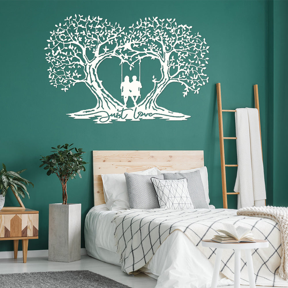 Love Tree Heart-shaped Tree Of Life Metal Wall Art