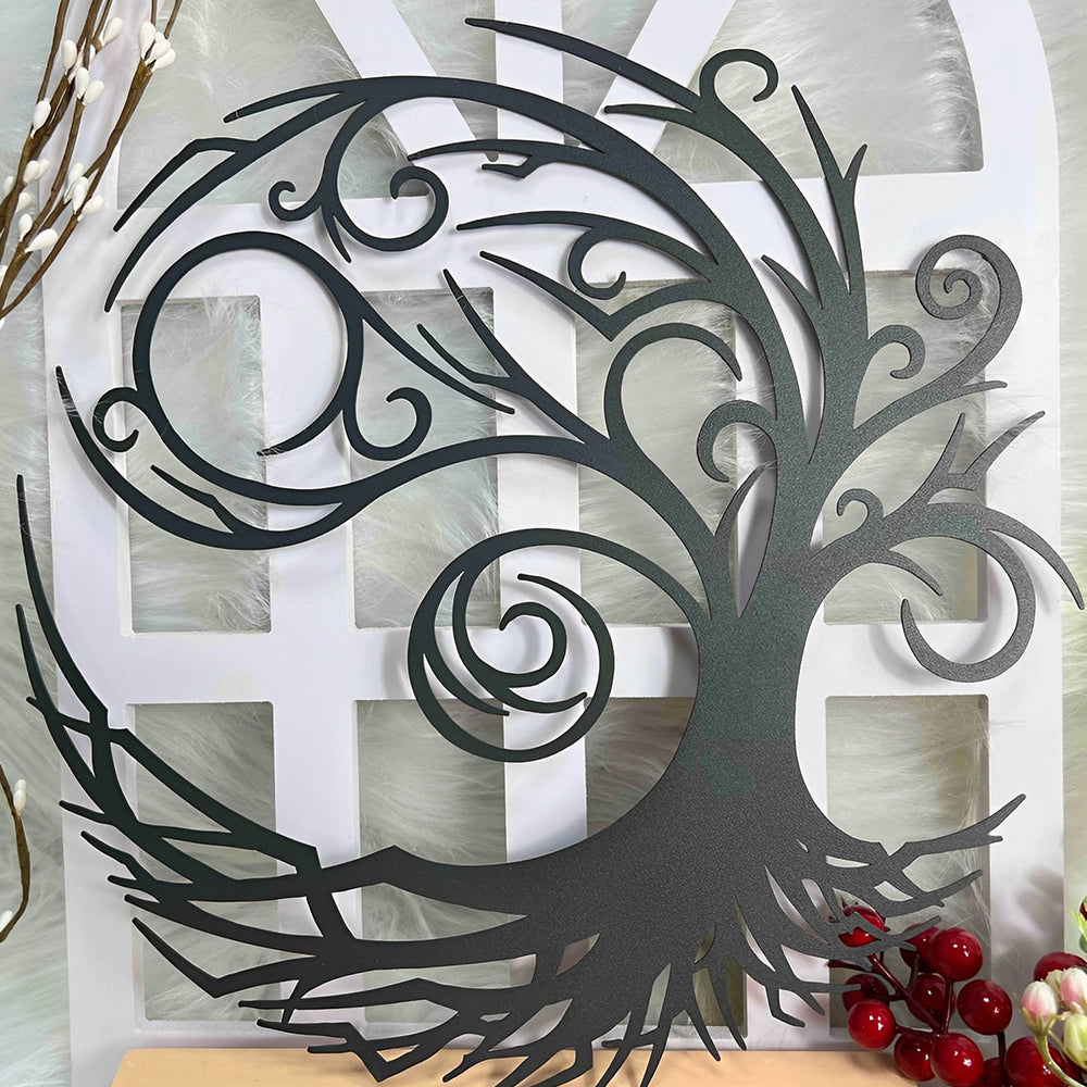 Black Tree of Life Metal Wall Art – Bohometalart.com