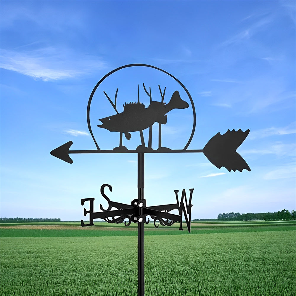 Marine Fish Stainless Steel Weathervane