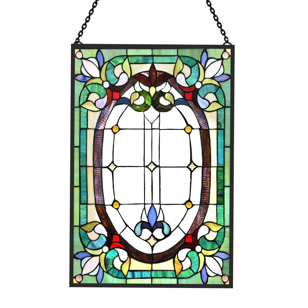 Geometry Sun Catcher Decoration Stained Glass Window Hanging
