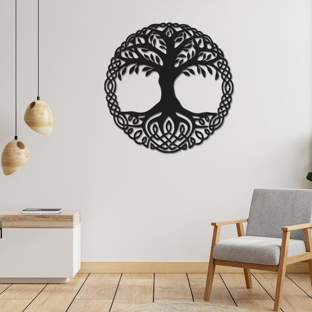 Infinity Tree of Life Metal Wall Art
