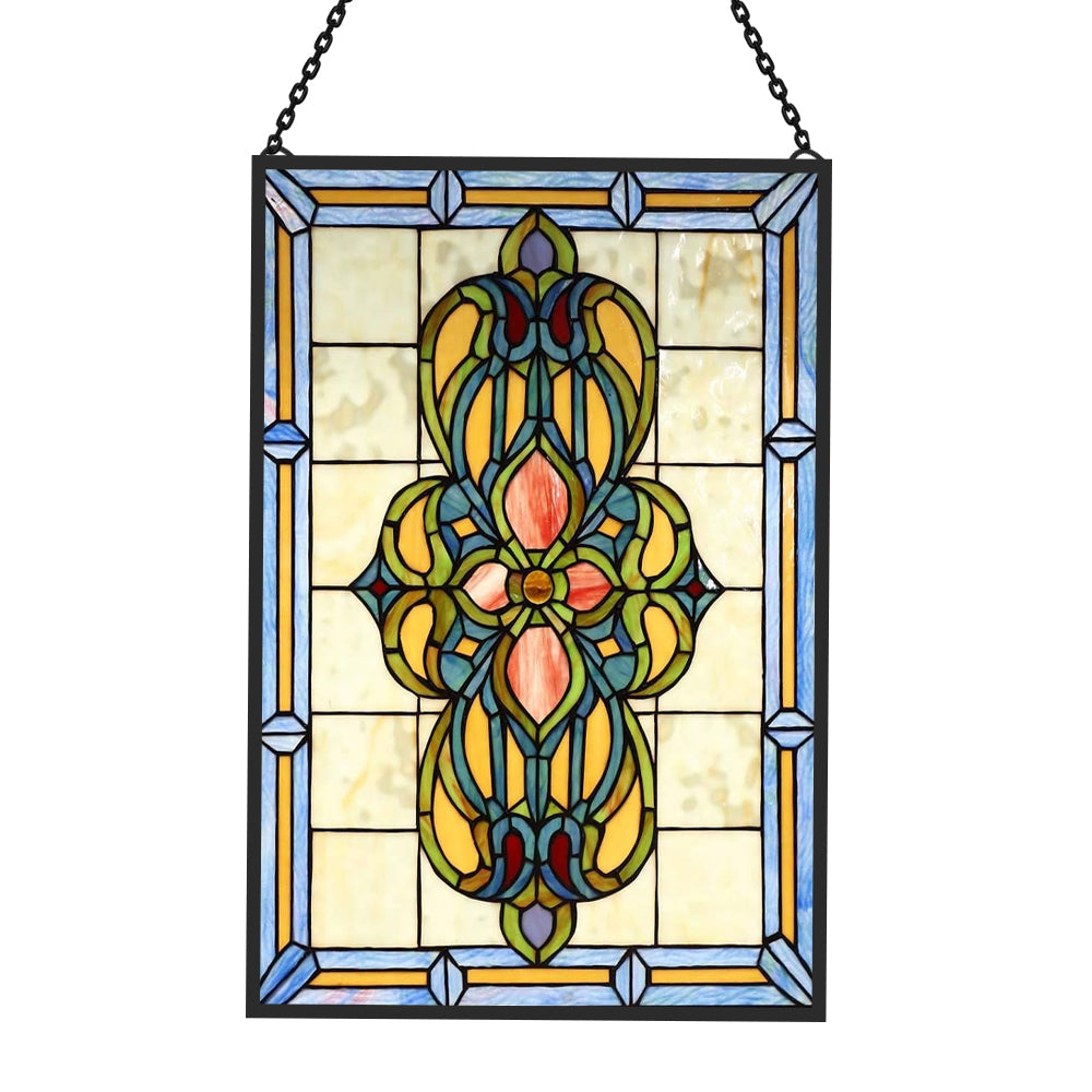 Victorian Tiffany Style Sun Catcher Decoration Stained Glass Window Hanging