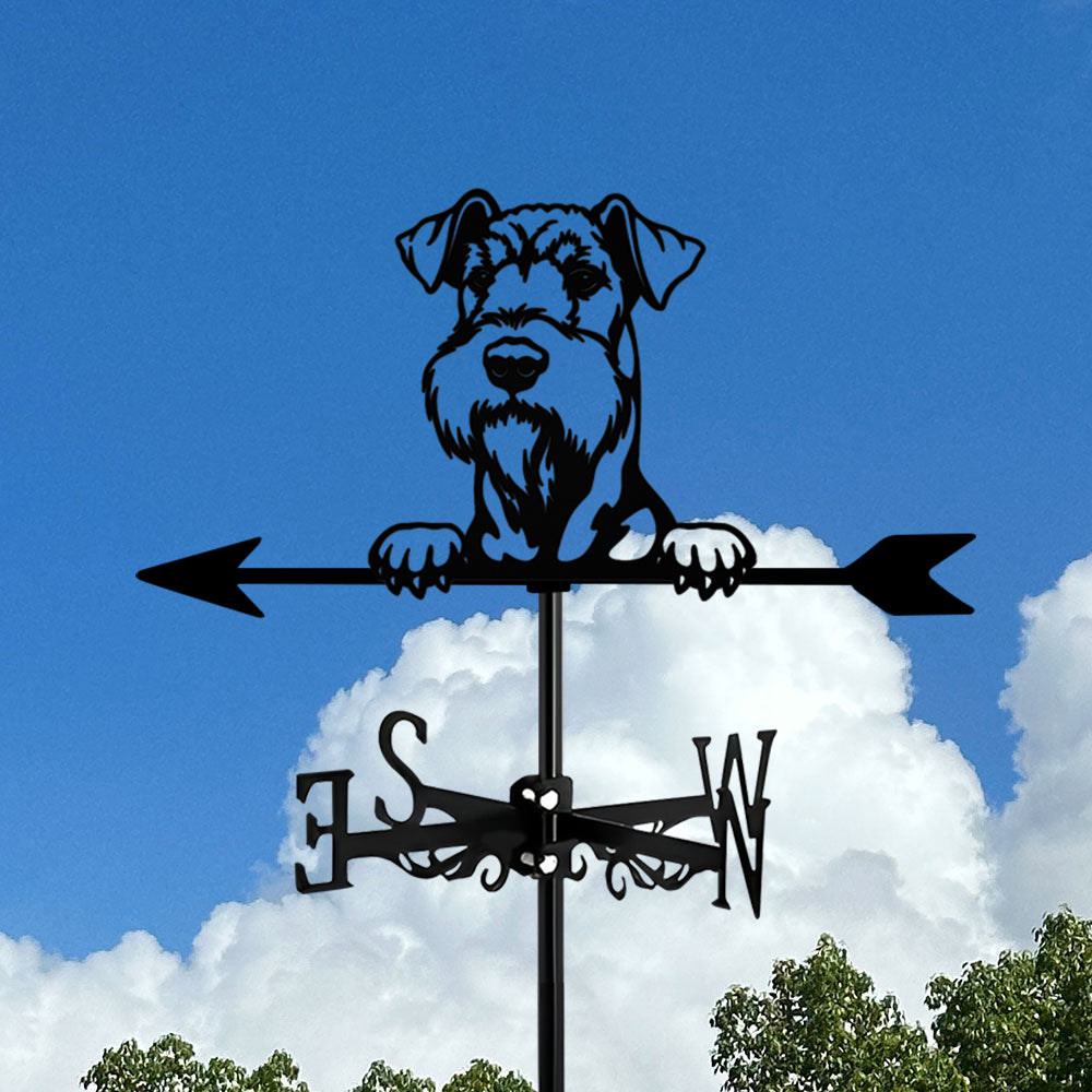 Airedale Terrier Dog Stainless Steel Weathervane