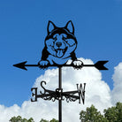 Akita Inu Dog Stainless Steel Weathervane