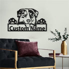 Personalized Australian Shepherd Dog Metal Sign Art