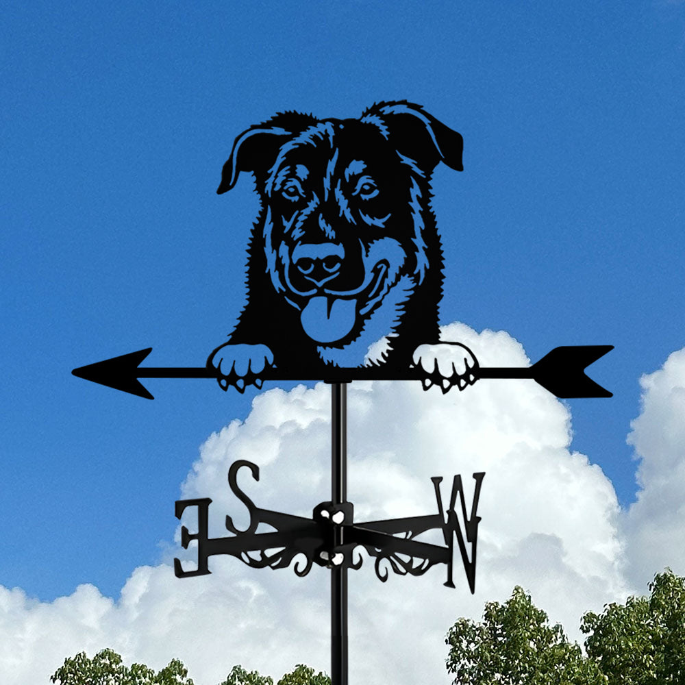 Beauceron Dog Stainless Steel Weathervane