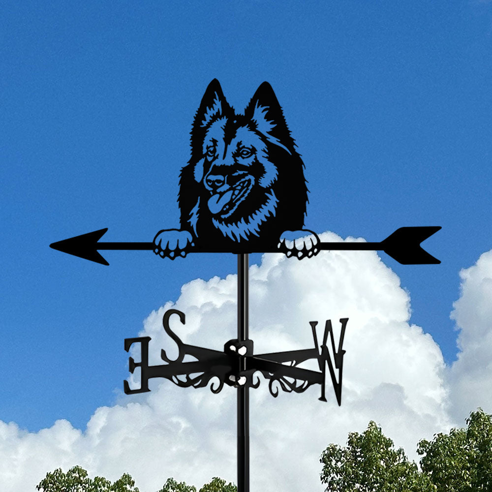 Belgian Tervuren Dog Stainless Steel Weathervane