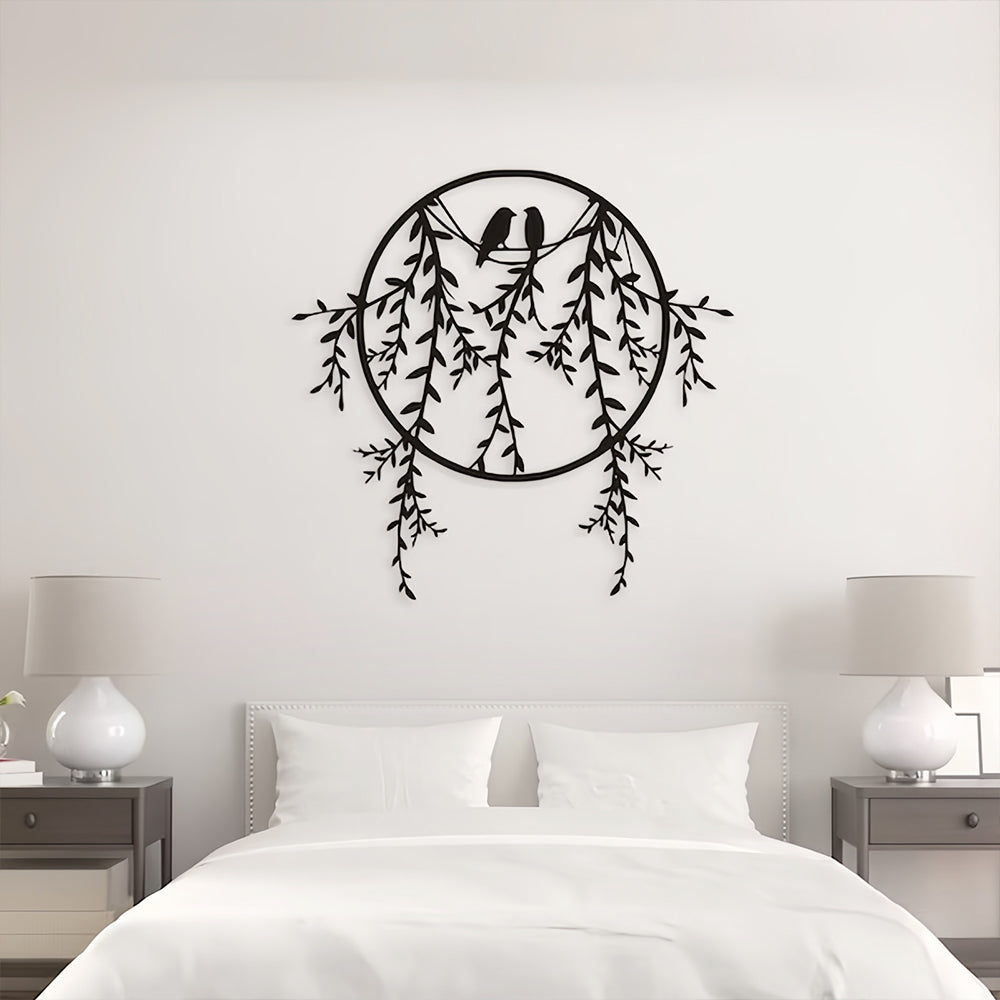 Bird Tree of Life Metal Wall Art