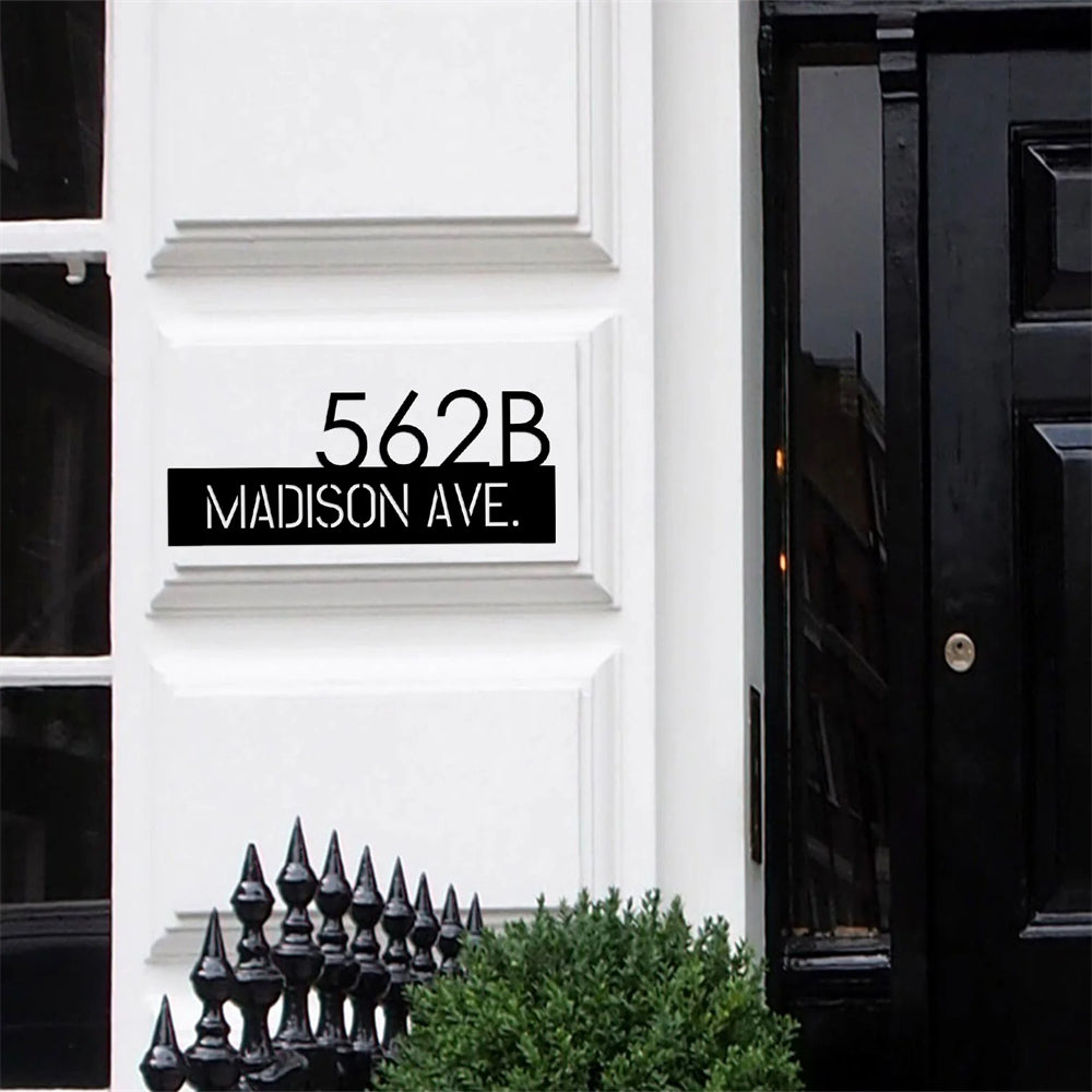 Classic Address Sign Custom