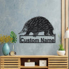 Echidna Metal Art Personalized Metal Name Sign