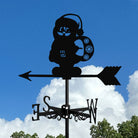 Funny Christmas Man Stainless Steel Weathervane