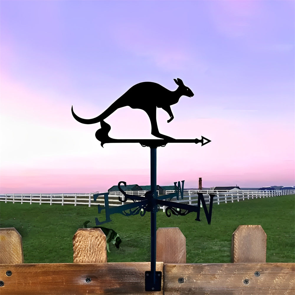 Kangaroo Stainless Steel Weathervane