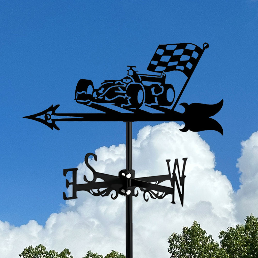 Karting Stainless Steel Weathervane