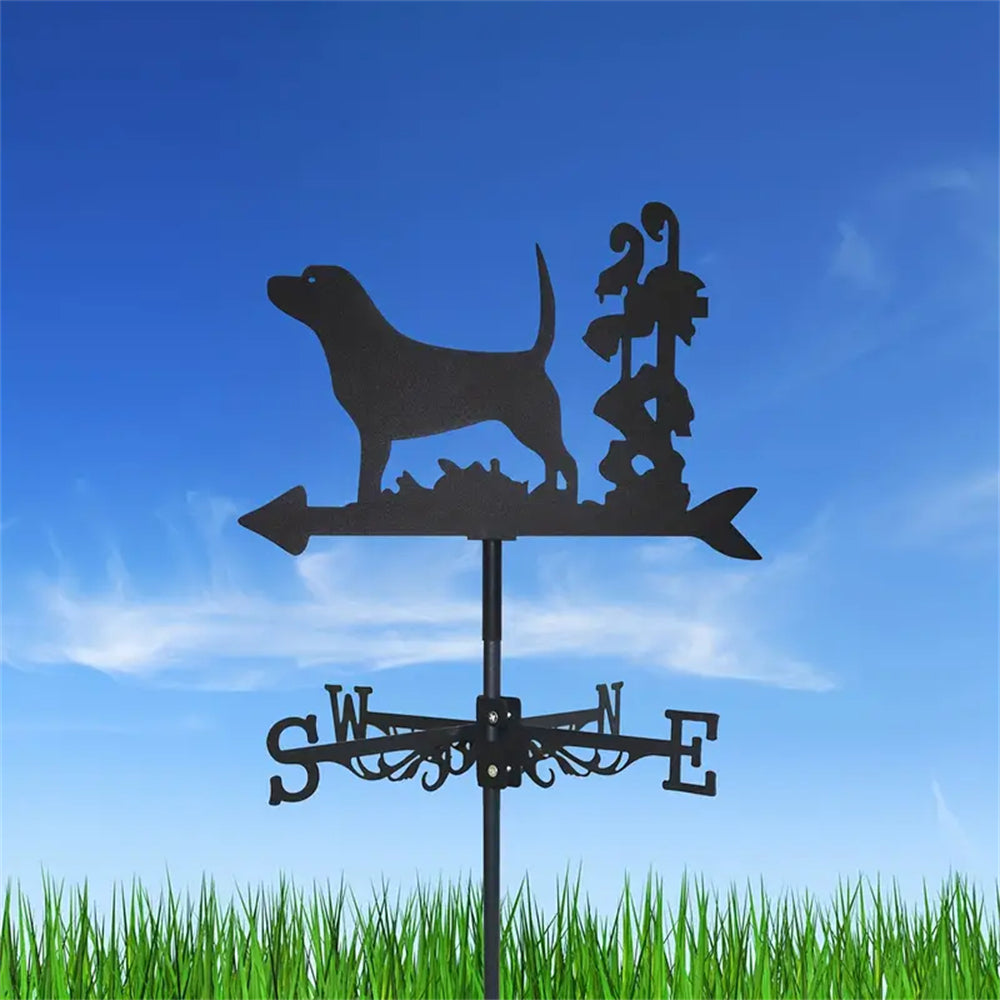 Loyal Dog Stainless Steel Weathervane