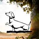 Dachshund Animal Farm Outdoor Metal Garden Art