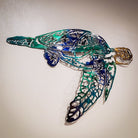 Marine Animal Turtle Metal Wall Art