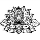 Mandala Lotus Metal Wall Art