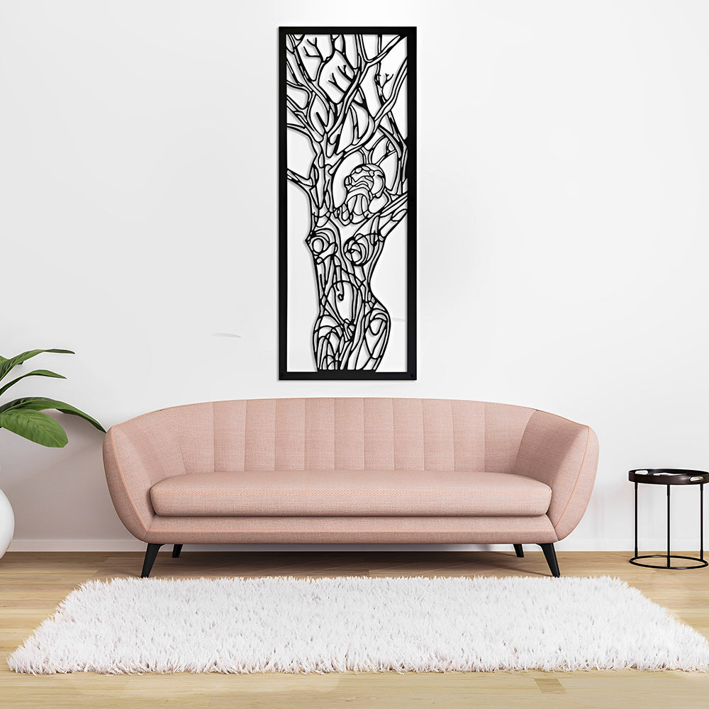 Abstract Women Tree of Life Metal Wall Art