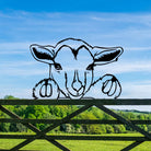 Sheep Farm Peeping Animal Outdoor Metal Garden Art