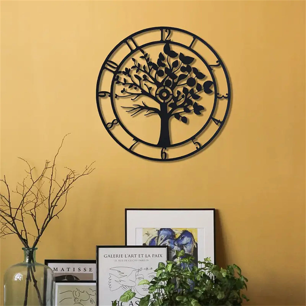 Tree of Life Metal Wall Art Decor Dial For Clock