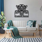 Tiger Metal Art Personalized Metal Name Sign