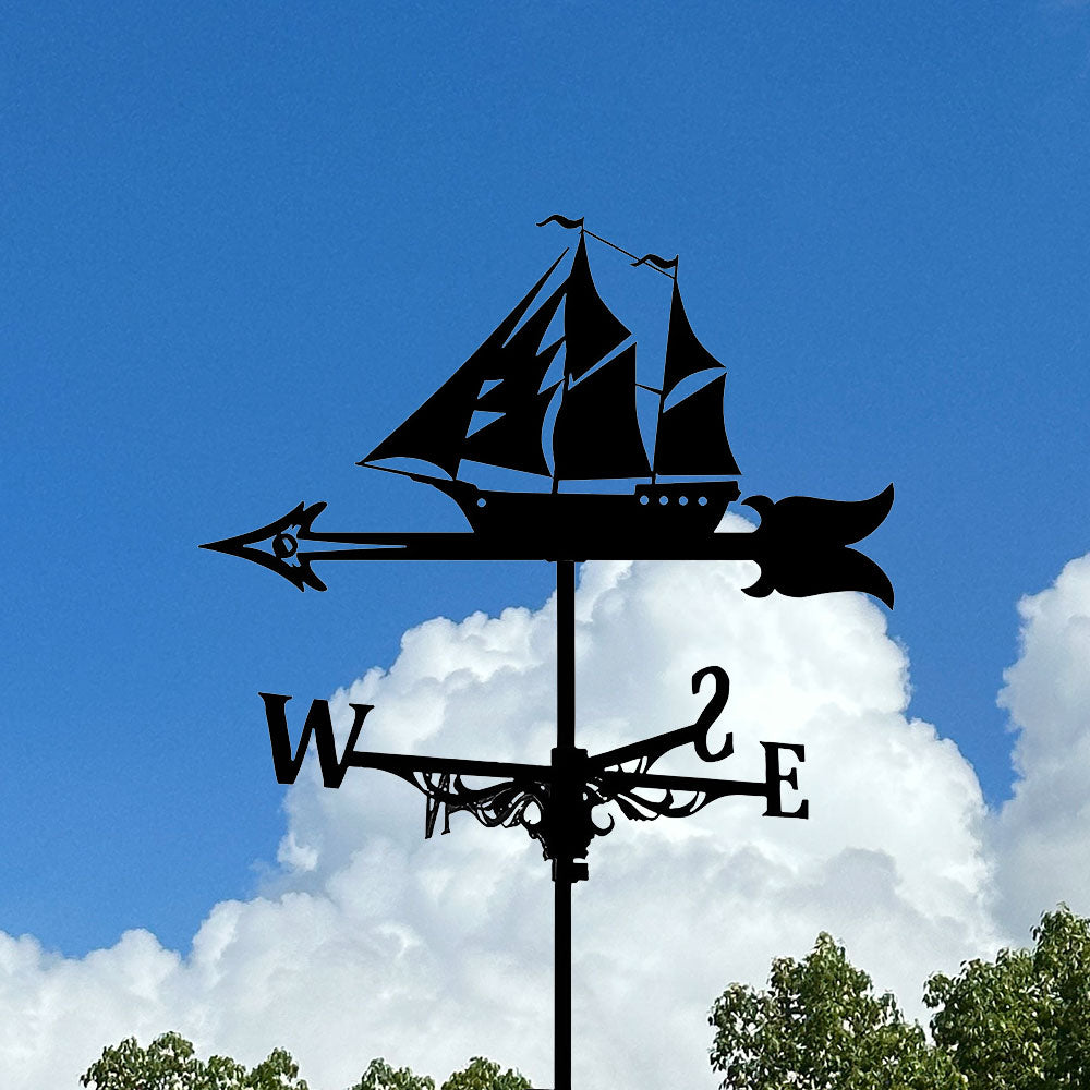 Sailboat Stainless Steel Weathervane