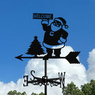 Santa Claus Stainless Steel Weathervane