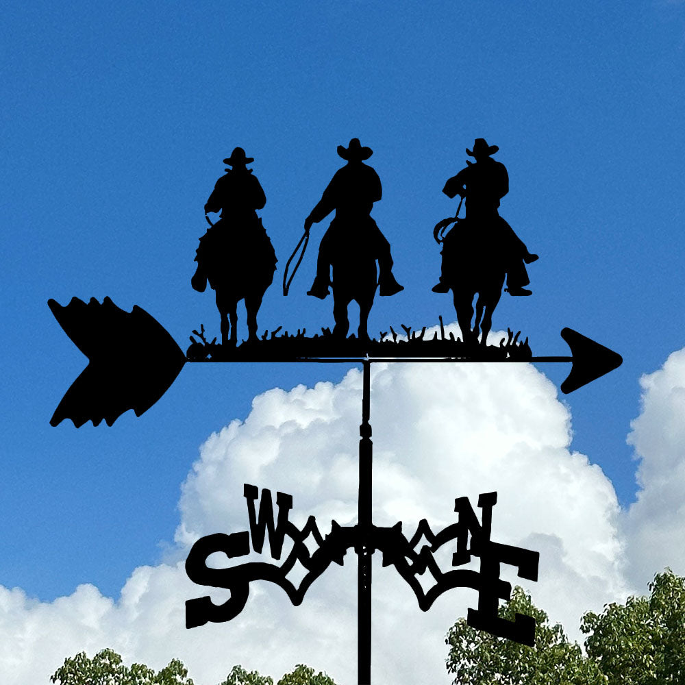 The Three Musketeers Stainless Steel Weathervane