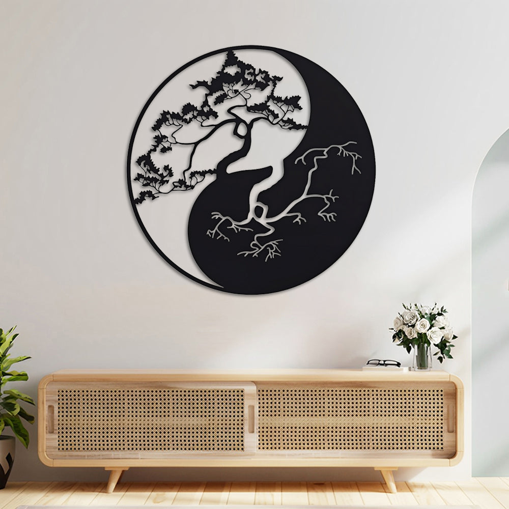 Zen Tree of Life Metal Wall Art Decoration