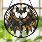 Bat Sun Catcher Decoration Stained Glass Window Hanging