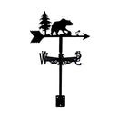 Bull & Bear Silhouette Steel Weathervane main image 0