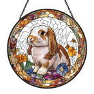 Bunny Sun Catcher Decoration Stained Glass Window Hanging