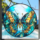 Butterfly Sun Catcher Decoration Stained Glass Window Hanging