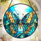 Butterfly Sun Catcher Decoration Stained Glass Window Hanging