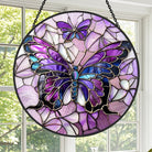 Charming Butterfly Sun Catcher Decoration Stained Glass Window Hanging