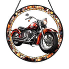 Cruiser Bike Sun Catcher Decoration Stained Glass Window Hanging