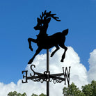 Cute Elk Stainless Steel Weathervane