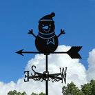 Cute Snowman Stainless Steel Weathervane