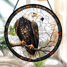 Eagle Sun Catcher Decoration Stained Glass Window Hanging