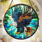 Eagle Sun Catcher Decoration Stained Glass Window Hanging