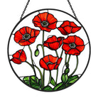 Flower Decor Sun Catcher Decoration Stained Glass Window Hanging