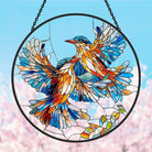 Hummingbird Sun Catcher Decoration Stained Glass Window Hanging