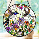 Hummingbird Sun Catcher Decoration Stained Glass Window Hanging