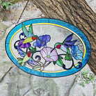 Hummingbird Sun Catcher Decoration Stained Glass Window Hanging