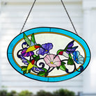 Hummingbird Sun Catcher Decoration Stained Glass Window Hanging