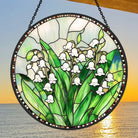 Lily Of The Valley Sun Catcher Decoration Stained Glass Window Hanging