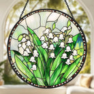 Lily Of The Valley Sun Catcher Decoration Stained Glass Window Hanging