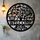 Tree Of Life Owl Metal Wall Art Decoration