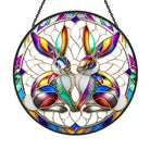 Rabbit Sun Catcher Decoration Stained Glass Window Hanging
