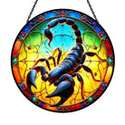 Scorpio Sun Catcher Decoration Stained Glass Window Hanging